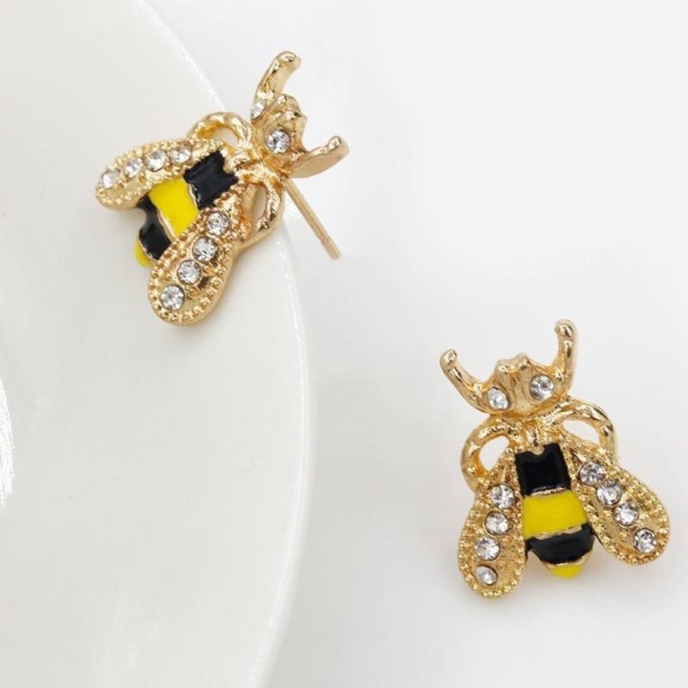 5 for $25 Bees 14k Gold Plated Earrings